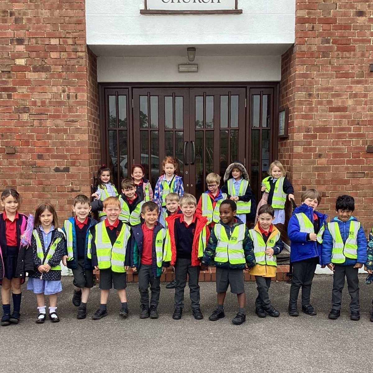 Cardinal Newman Catholic Primary School - Red class walk to All Saints